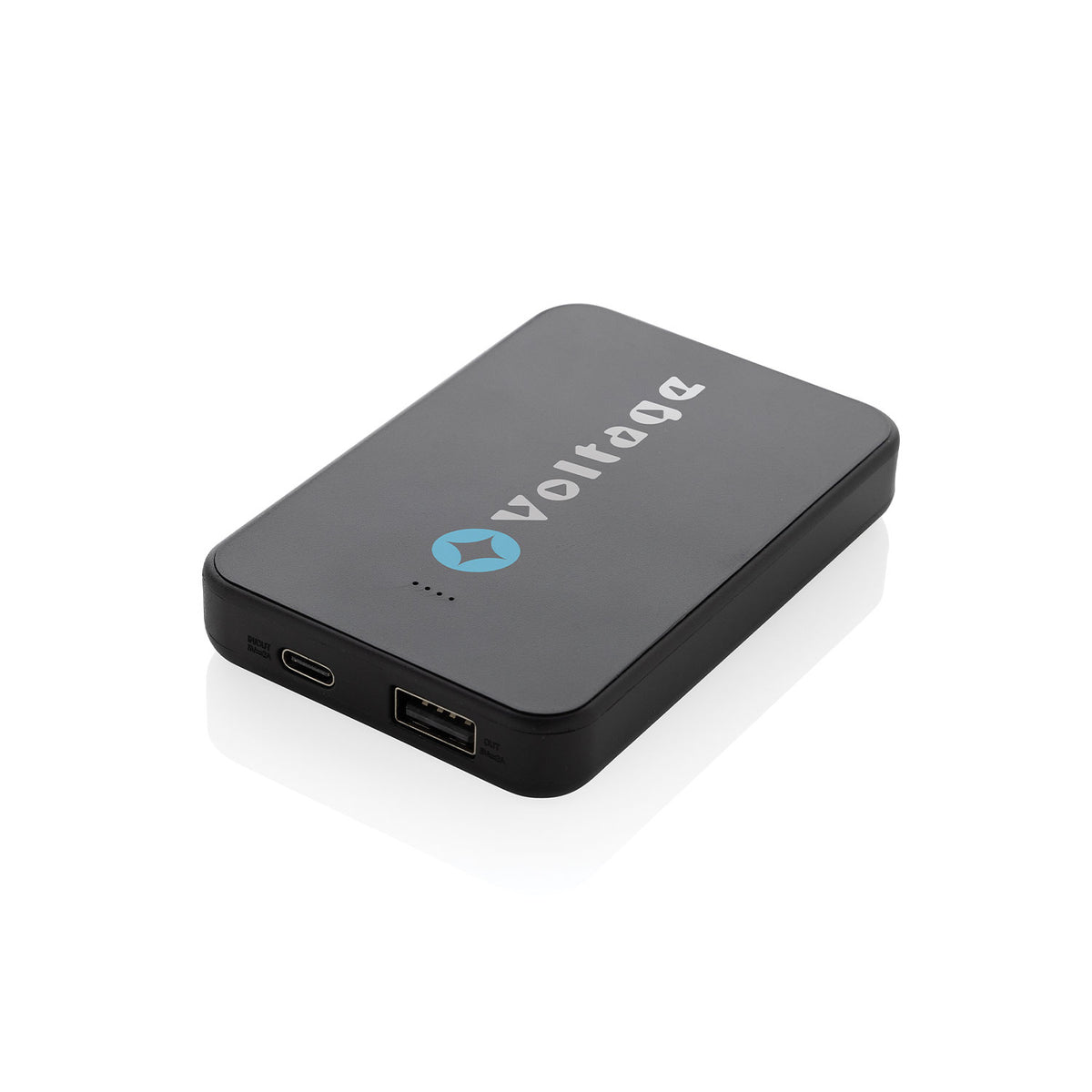 5000 mah varavirtalähde logolla