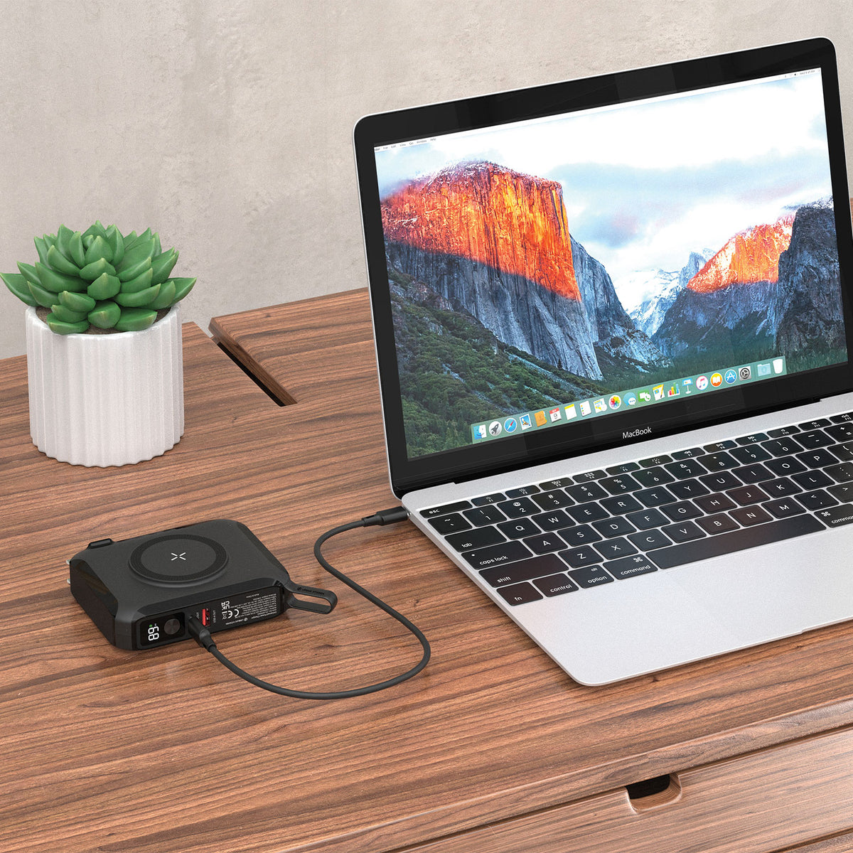 65W 15000mAh powerbank kannettavalle