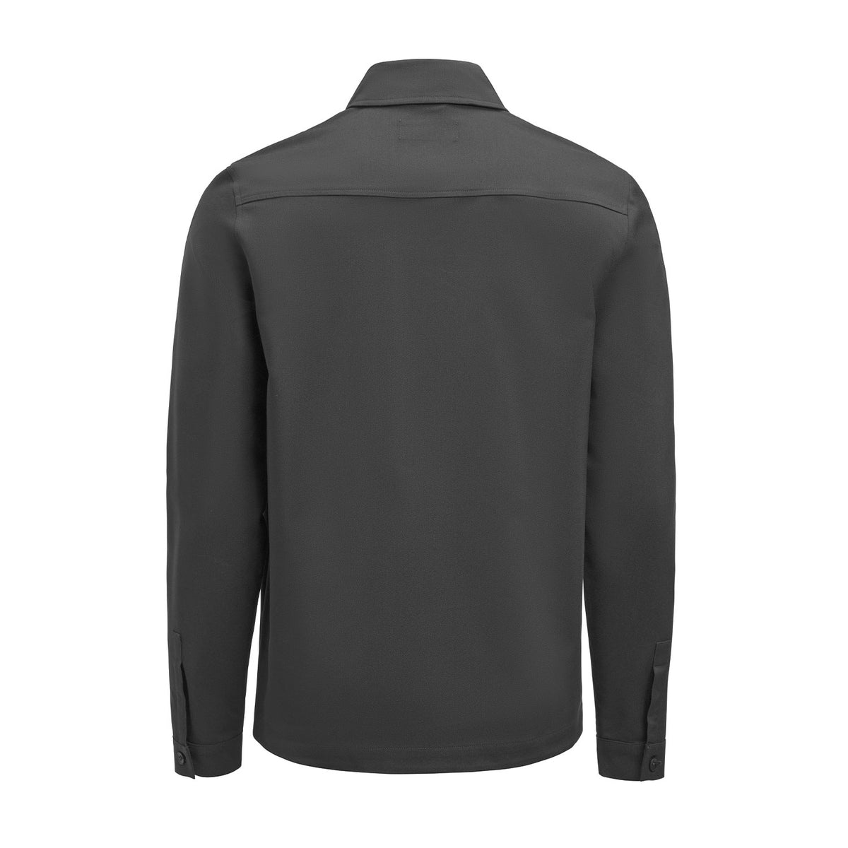 j.harvest & frost Modern Zip Overshirt, musta, selkä