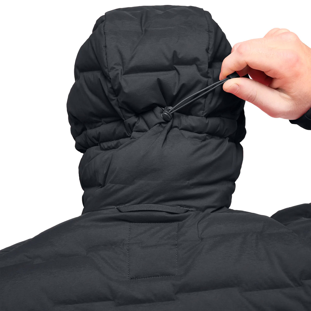 Spitz Down Hood Men, säädettävä huppu