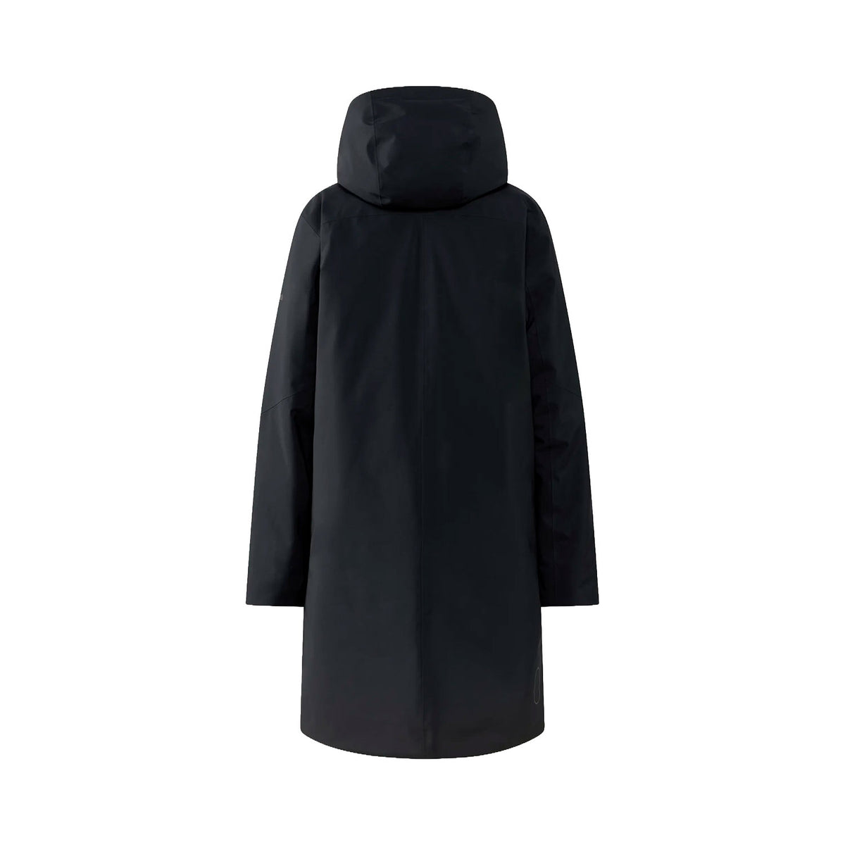 Yra Mimic Proof Parka Women, naisten, musta, selkä