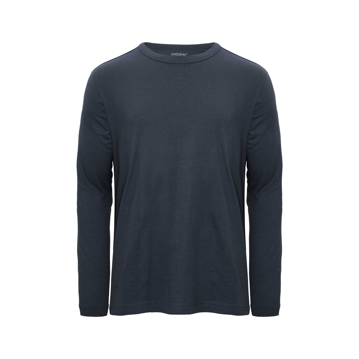Cottover Relaxed T-shirt pitkähihainen t-paita, tummansininen