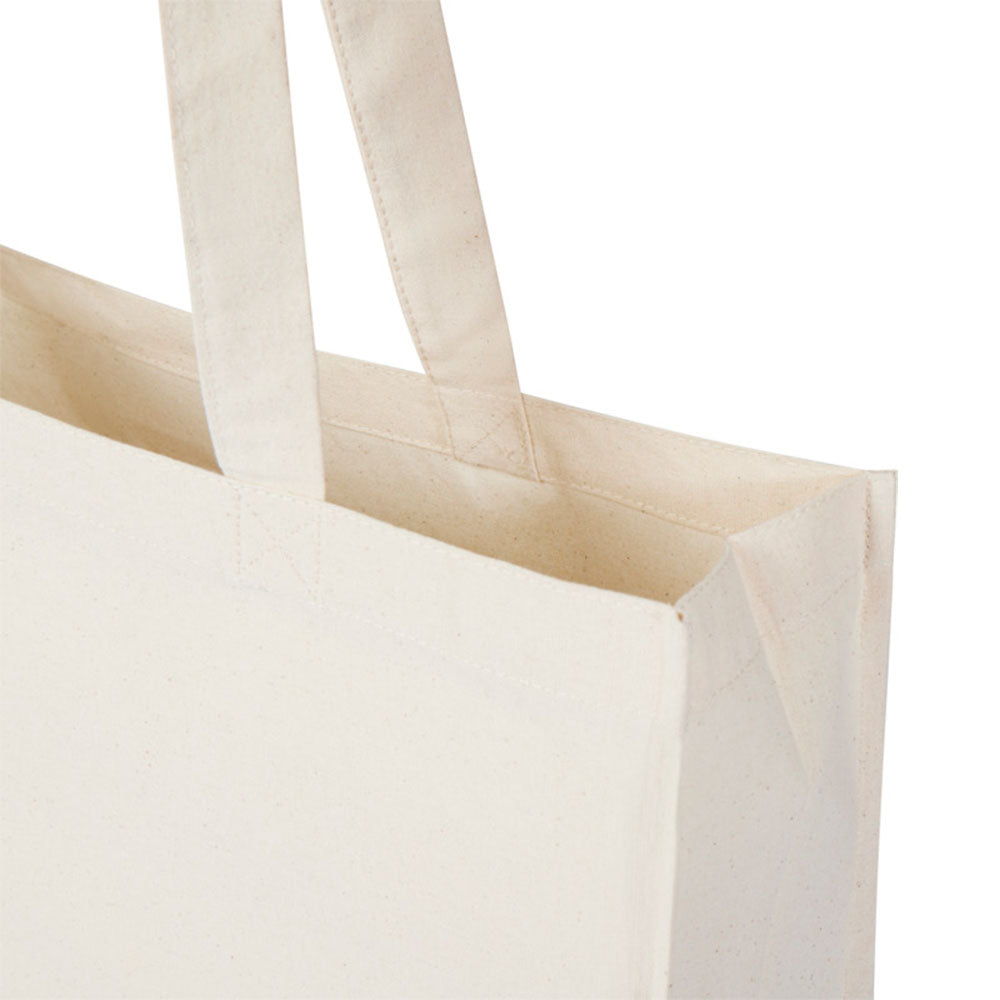 ekologinen kangaskassi, luomupuuvilla 180 g/m2, 14 L
