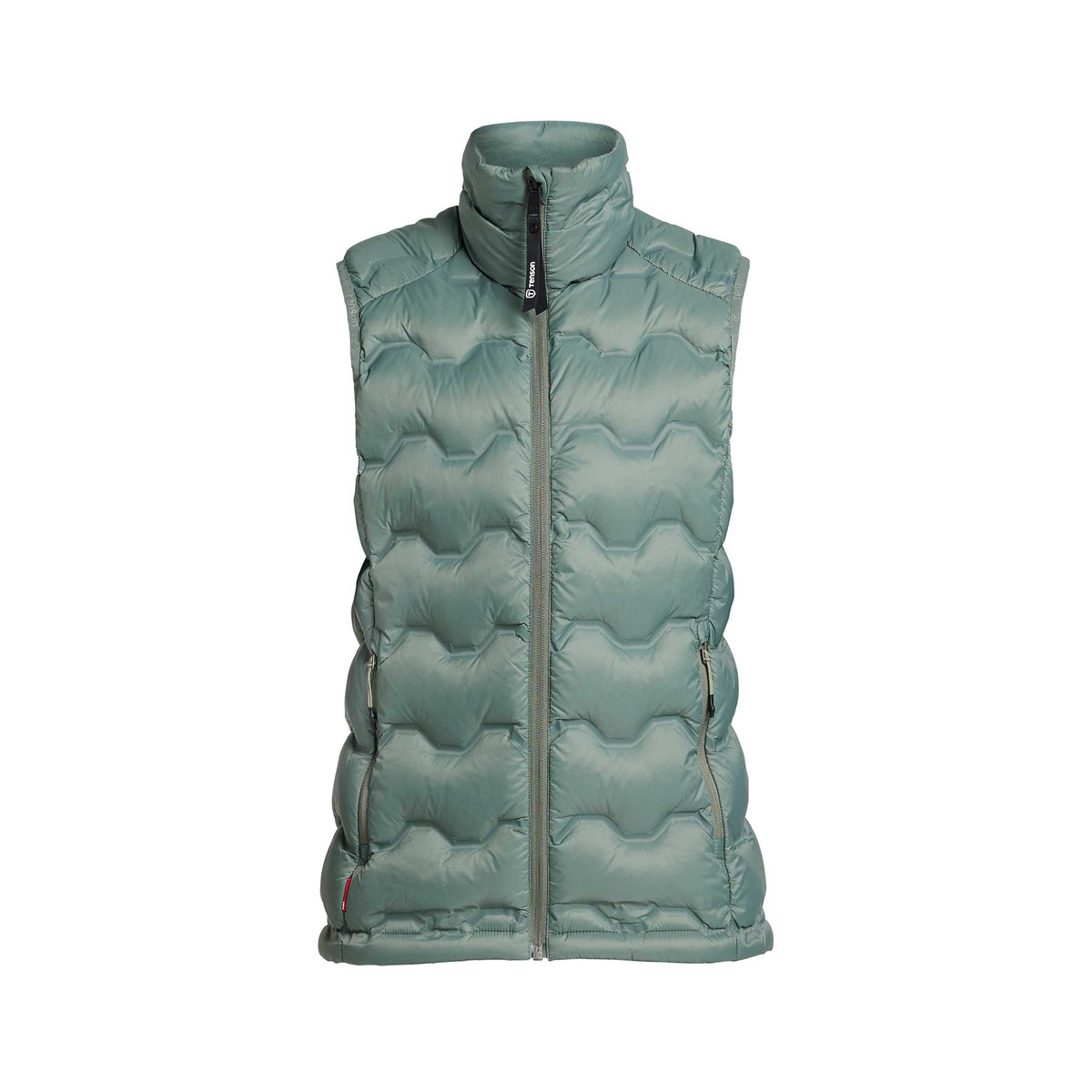 harmaanvihreä Tenson TXlite Shibui Down Vest Women naisten untuvaliivi