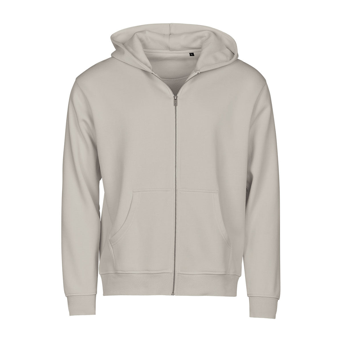 hiekanharmaa Tee Jays Urban huppari vetoketjulla