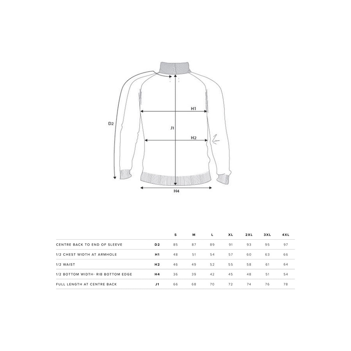 kokotaulukko Nimbus Brighton 1/4-Zip