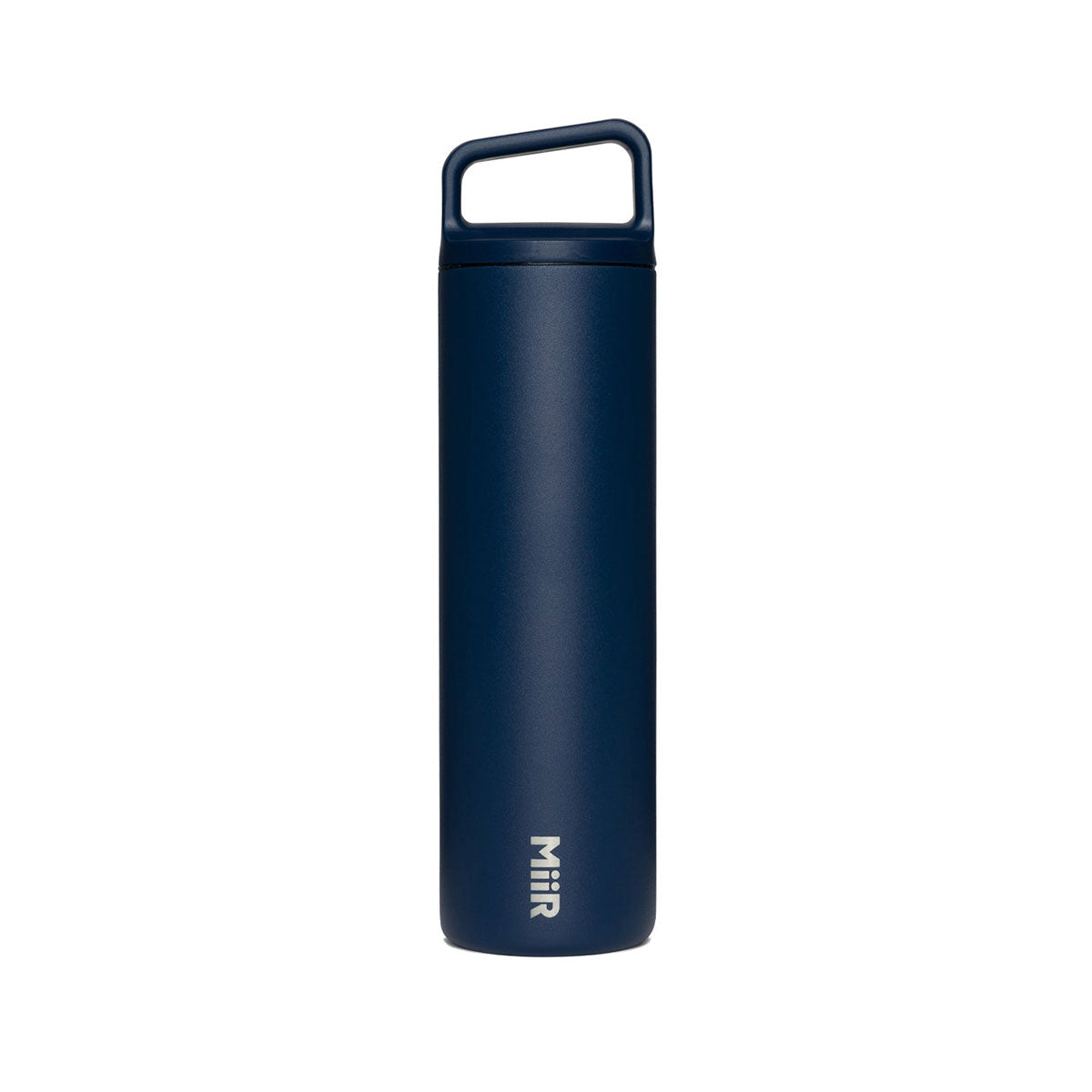 MiiR Wide Mouth tummansininen juomapullo 591 ml