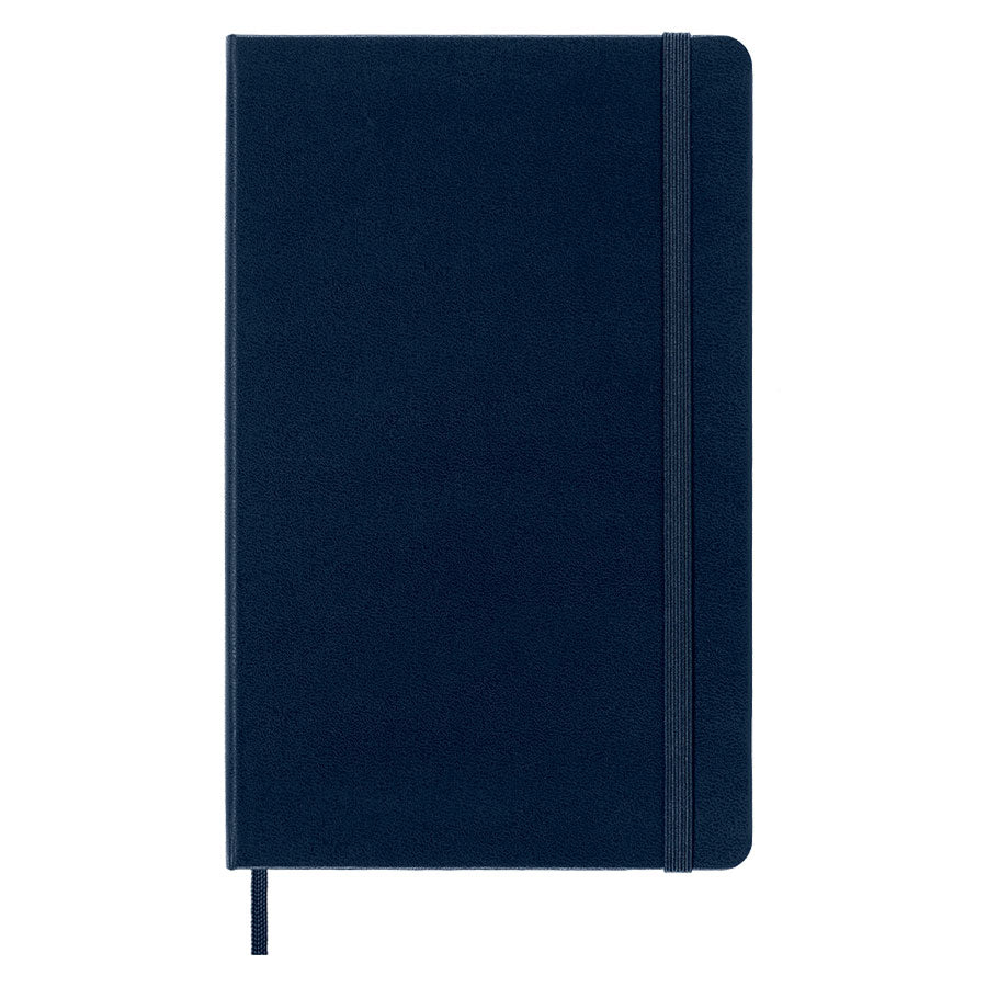moleskine muistikirja large kovakantinen safiirin sininen