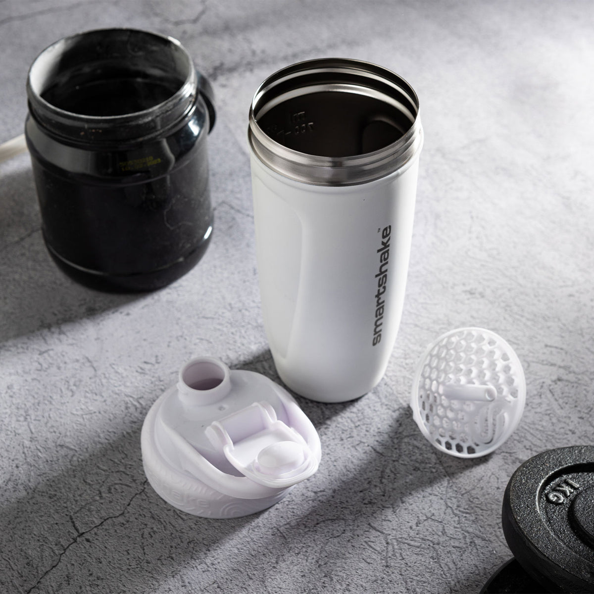 smartshake reforce stainless steel,, white