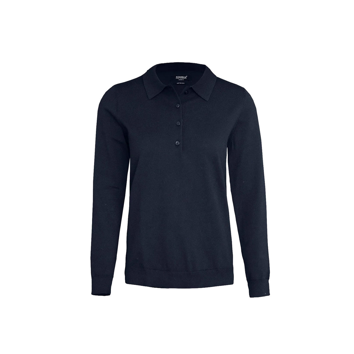 Brighton Long Sleeve Polo Women, navy