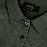 Brighton Long Sleeve Polo Women, oliivi, kaulus