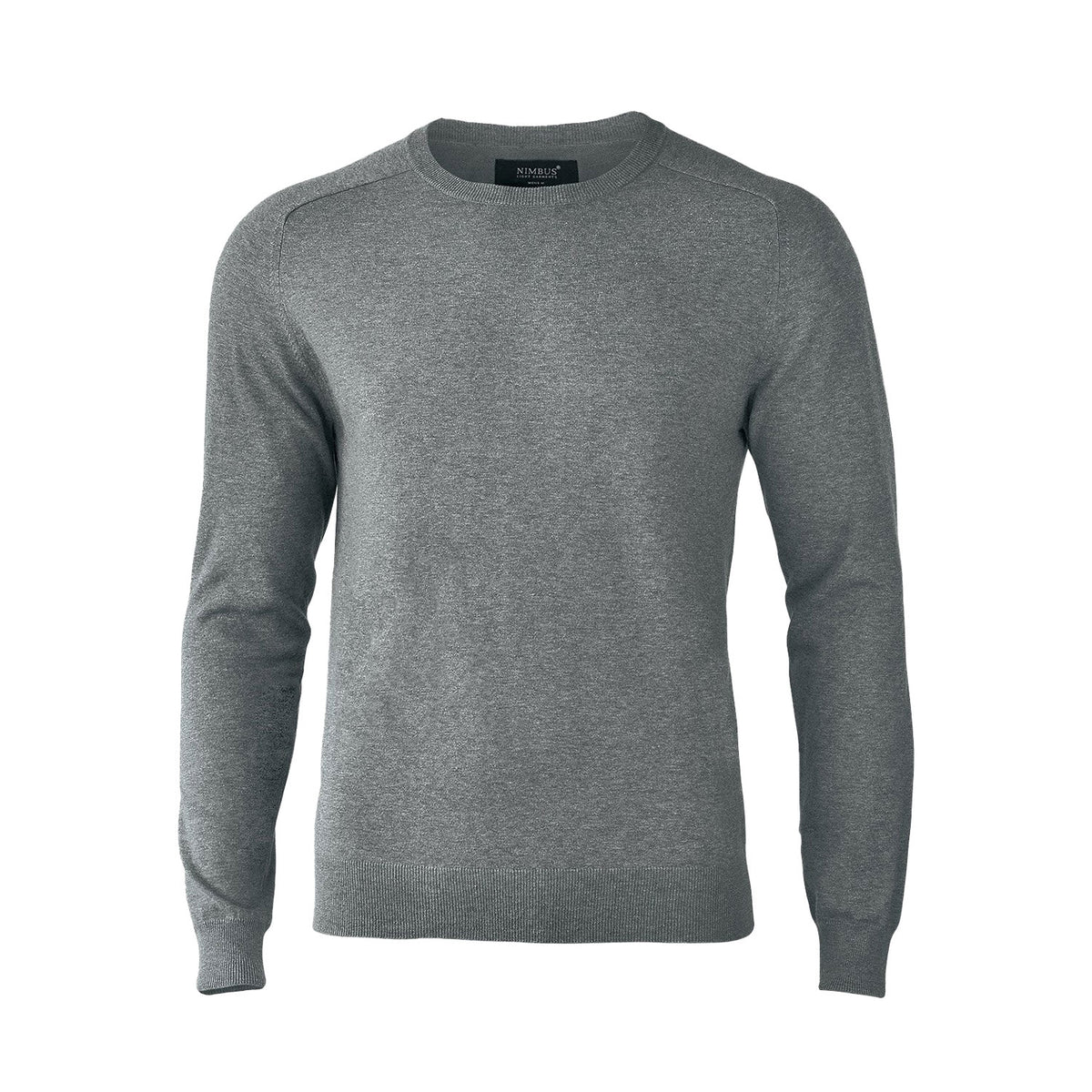 Nimbus Brighton O-Neck puuvillaneule, harmaa