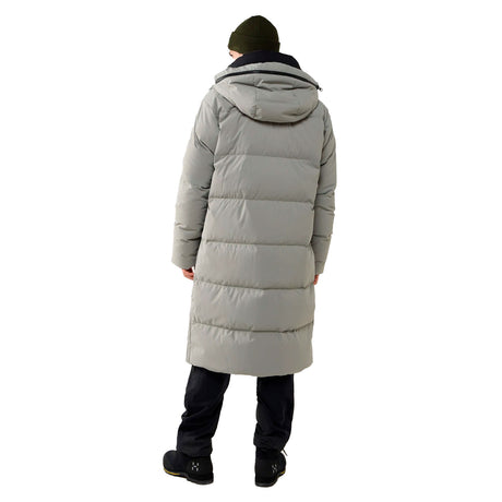 Liden Long Down Parka Men, jadeite, selkä