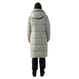Liden Long Down Parka Women, jadeite, selkä