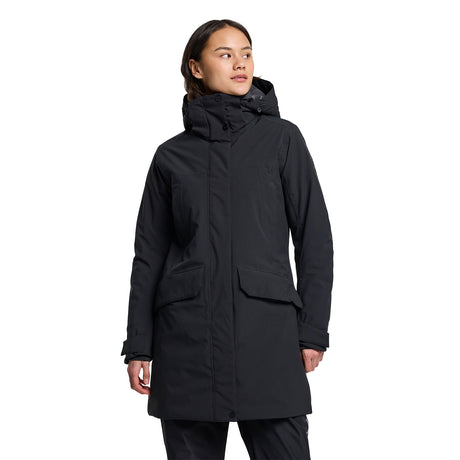 Tenson Tuuli Jacket naisten, musta talvitakki