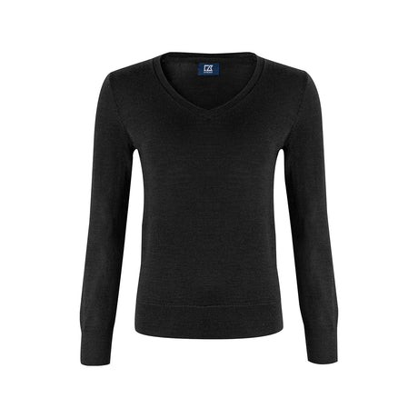 Vernon V-neck Ladies, musta