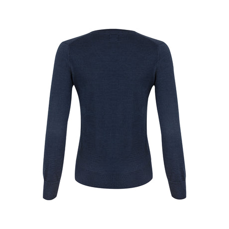 Vernon V-neck Ladies, tummansininen, selkä