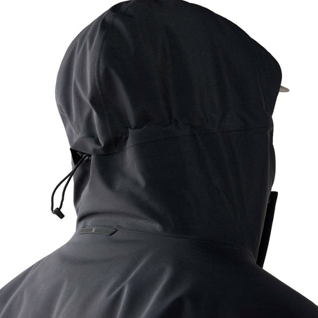 Yra Mimic Proof Parka Men, musta parkatakki, säädettävä huppu