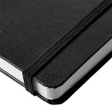 a5 kovakantinen muistikirja musta journal