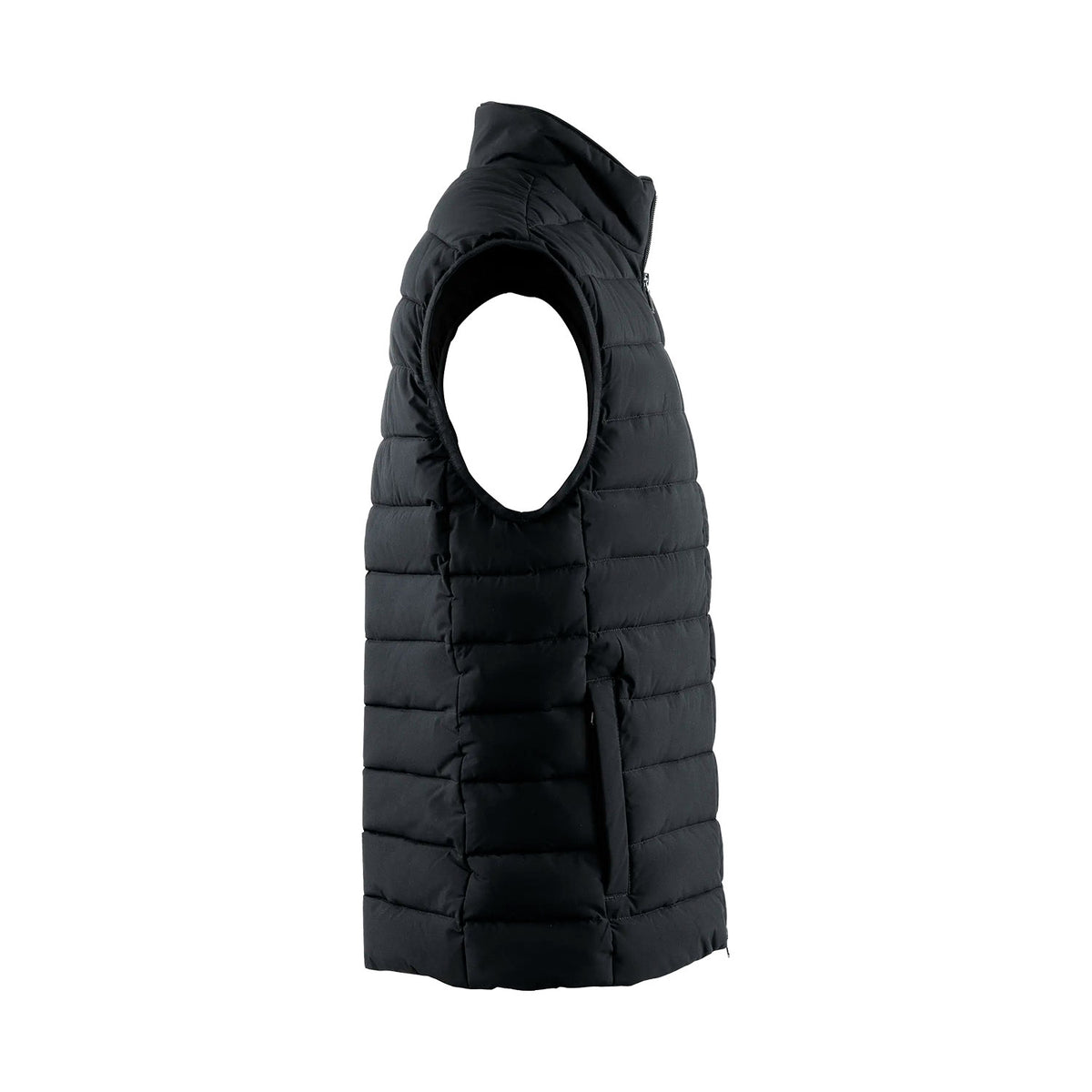berkeley delano vest, musta, sivuprofiili