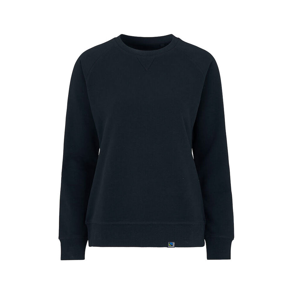 cottover french Terry Crew Neck Lady tummansininen