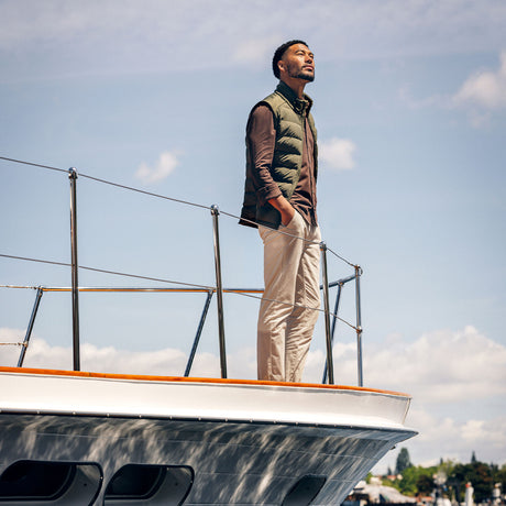 cutter buck Oak Harbor Vest tummanvihreä
