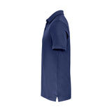 Cutter & Buck Oceanside Stretch Polo tummansininen, vasen hiha ja sivuprofiili