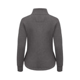 Cutter & Buck Pemberton Cardigan Full Zip Women, tummanharmaa, selkä