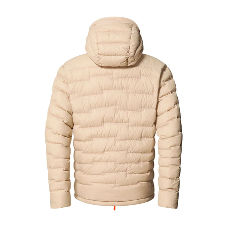 Haglöfs kevytuntuvatakki hupulla, beige, selkä