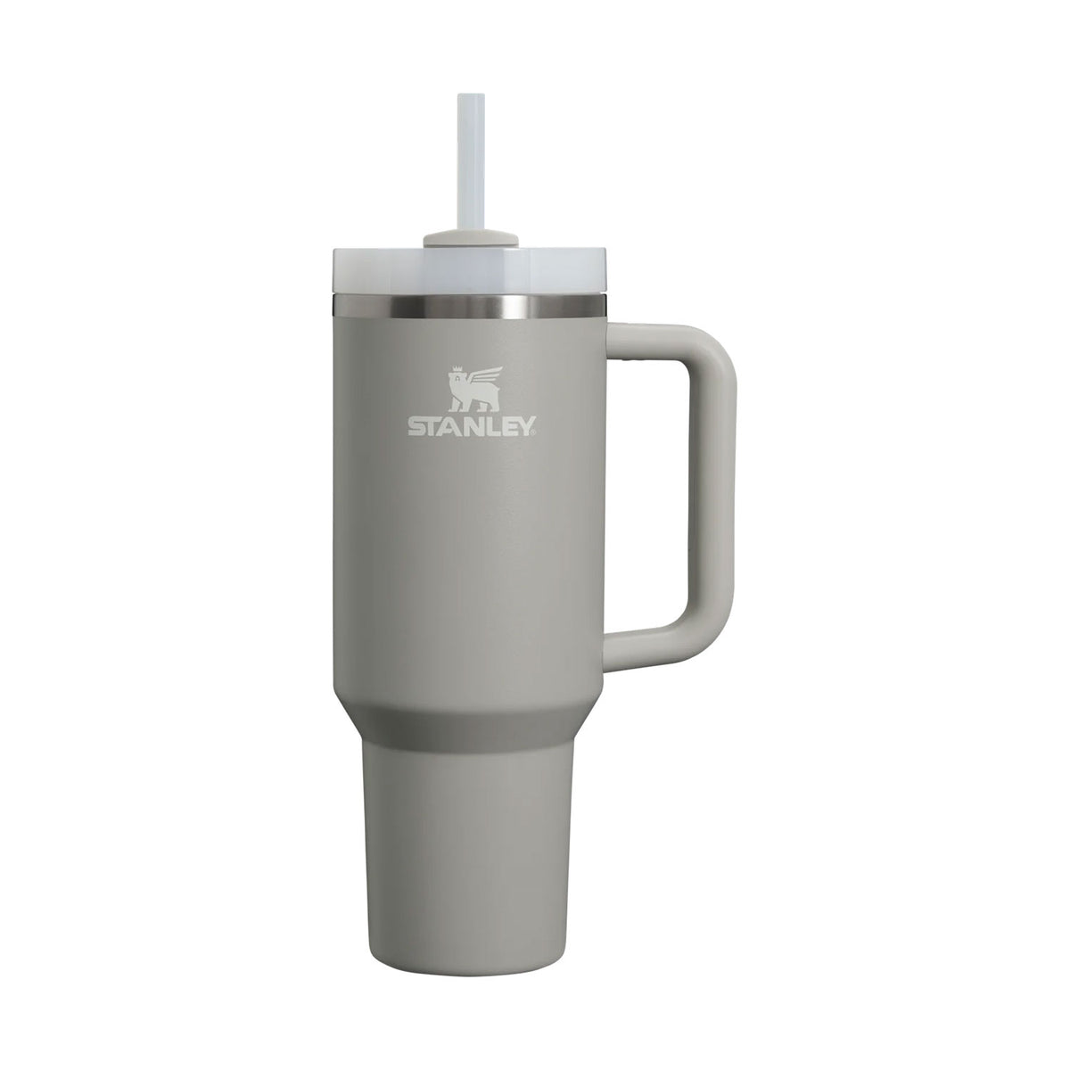 harmaa Stanley the Quencher H20 FlowState 1.2 L termosmuki pillillä