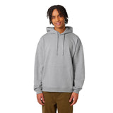 harmaa unisex oversize huppari