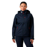helly hansen naisten crew hooded jacket 2.0, navy