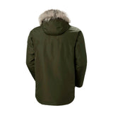 helly hansen parkatakki vihreä selkä