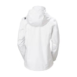 HH naisten crew hooded jacket 2.0, valkoinen, selkä