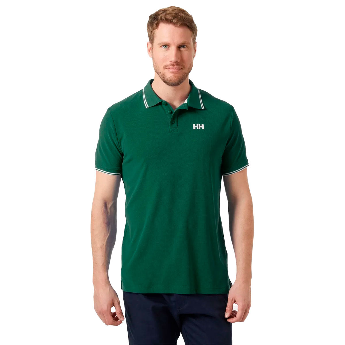 hh kos polo, jungle green, tummanvihreä