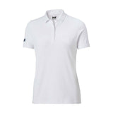 valkoinen Helly Hansen Crew Technical polo naisten pikeepaita