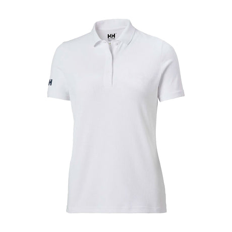 valkoinen Helly Hansen Crew Technical polo naisten pikeepaita