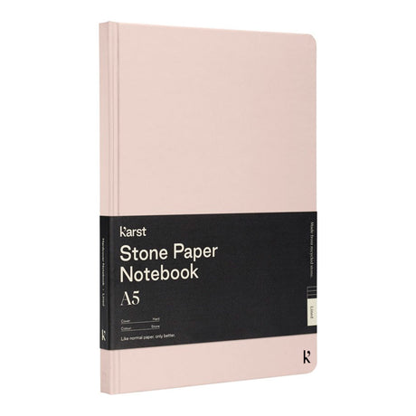 karst muistikirja a5 kivipaperi pioni pinkki