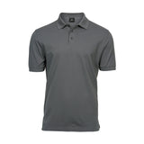 luxury stretch polo, powder grey, harmaa