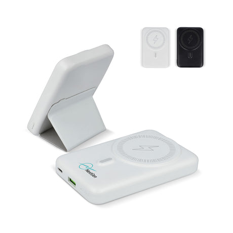 magsafe varavirtalahde 10000 mah omalla logolla, painatuksella