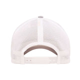 meleerattu harmaa valkoinen 110 mesh cap 2-tone, takaosa