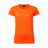 naisten tekninen t-paita sw, fluoresoiva oranssi