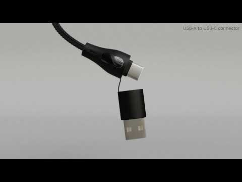 5 in 1 USB-kaapeli PD 60W | USB-C, Micro USB, Lightning