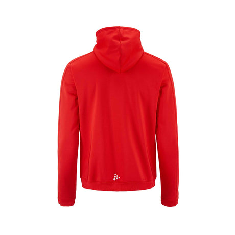 punainen craft Evolve 2.0 Brushed Hood Jacket, selkä