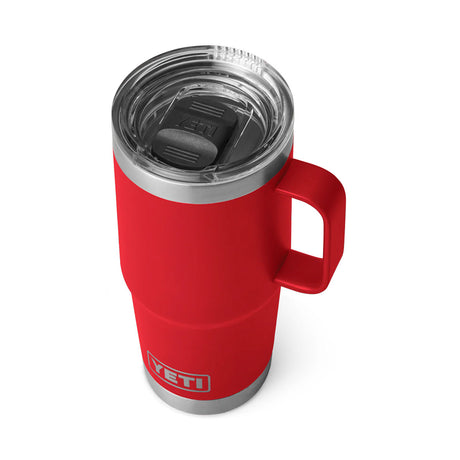 punainen yeti rambler travel mug 591 ml