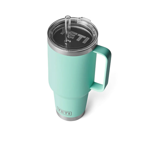 seafoam mintun vihreä yeti rambler straw mug 1,2L