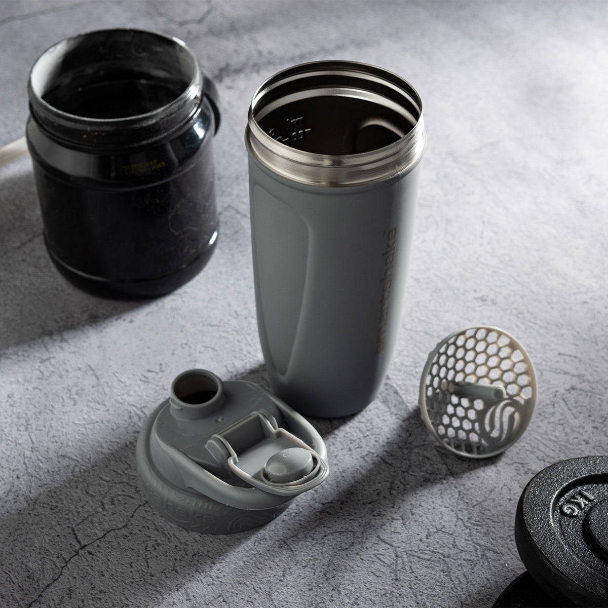 smartshake reforce stainless steel, grey, harmaa