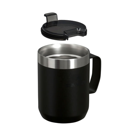stanley Classic Legendary Camp Mug 0-23l, musta, retkimuki