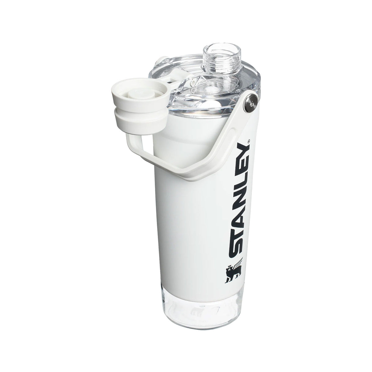 stanley active shaker pullo, valkoinen