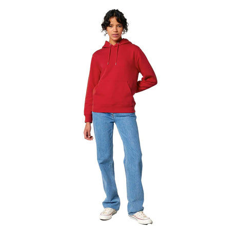 stanley stella cruiser 2 punainen unisex huppari naisen päällä